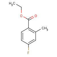 167758-88-5 ethyl 4-fluoro-2-methylbenzoate chemical structure