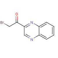 35970-57-1 2-bromo-1-quinoxalin-2-ylethanone chemical structure
