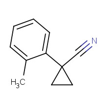 124276-51-3 1-(2-methylphenyl)cyclopropane-1-carbonitrile chemical structure