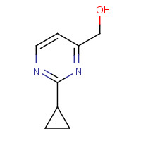 1240725-54-5 (2-cyclopropylpyrimidin-4-yl)methanol chemical structure