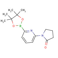 1352645-48-7 1-[6-(4,4,5,5-tetramethyl-1,3,2-dioxaborolan-2-yl)pyridin-2-yl]pyrrolidin-2-one chemical structure
