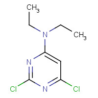 78418-15-2 2,6-dichloro-N,N-diethylpyrimidin-4-amine chemical structure