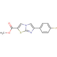 1082605-11-5 methyl 6-(4-fluorophenyl)imidazo[2,1-b][1,3]thiazole-2-carboxylate chemical structure