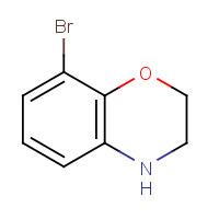 625394-65-2 8-bromo-3,4-dihydro-2H-1,4-benzoxazine chemical structure