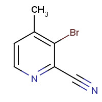 717843-45-3 3-bromo-4-methylpyridine-2-carbonitrile chemical structure