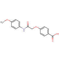 852980-66-6 4-[2-(4-methoxyanilino)-2-oxoethoxy]benzoic acid chemical structure