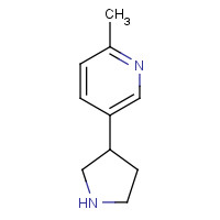 1225218-29-0 2-methyl-5-pyrrolidin-3-ylpyridine chemical structure
