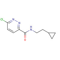 840488-85-9 6-chloro-N-(2-cyclopropylethyl)pyridazine-3-carboxamide chemical structure