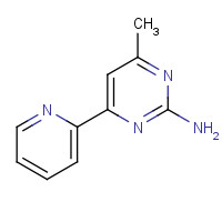 91818-70-1 4-methyl-6-pyridin-2-ylpyrimidin-2-amine chemical structure