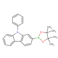 1246669-45-3 9-phenyl-2-(4,4,5,5-tetramethyl-1,3,2-dioxaborolan-2-yl)carbazole chemical structure