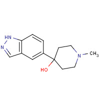 885272-62-8 4-(1H-indazol-5-yl)-1-methylpiperidin-4-ol chemical structure
