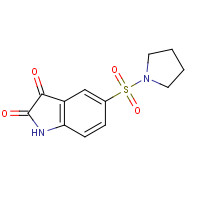 220510-17-8 5-pyrrolidin-1-ylsulfonyl-1H-indole-2,3-dione chemical structure