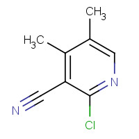 125731-30-8 2-chloro-4,5-dimethylpyridine-3-carbonitrile chemical structure