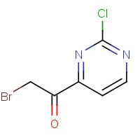 1312815-21-6 2-bromo-1-(2-chloropyrimidin-4-yl)ethanone chemical structure