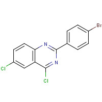 405933-98-4 2-(4-bromophenyl)-4,6-dichloroquinazoline chemical structure