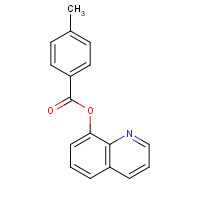 13607-27-7 quinolin-8-yl 4-methylbenzoate chemical structure