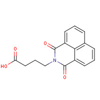 88909-96-0 4-(1,3-dioxobenzo[de]isoquinolin-2-yl)butanoic acid chemical structure