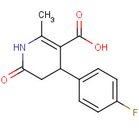 864082-26-8 4-(4-fluorophenyl)-6-methyl-2-oxo-3,4-dihydro-1H-pyridine-5-carboxylic acid chemical structure
