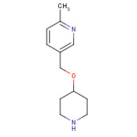 1400765-00-5 2-methyl-5-(piperidin-4-yloxymethyl)pyridine chemical structure