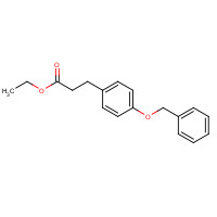 186895-45-4 ethyl 3-(4-phenylmethoxyphenyl)propanoate chemical structure