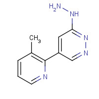 749258-35-3 [5-(3-methylpyridin-2-yl)pyridazin-3-yl]hydrazine chemical structure