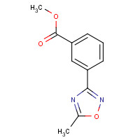 1092566-65-8 methyl 3-(5-methyl-1,2,4-oxadiazol-3-yl)benzoate chemical structure