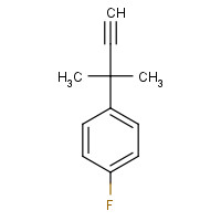 1242272-80-5 1-fluoro-4-(2-methylbut-3-yn-2-yl)benzene chemical structure
