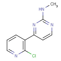 870221-22-0 4-(2-chloropyridin-3-yl)-N-methylpyrimidin-2-amine chemical structure