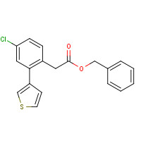958219-48-2 benzyl 2-(4-chloro-2-thiophen-3-ylphenyl)acetate chemical structure