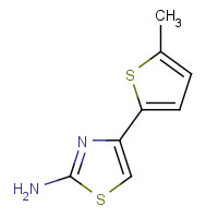 383129-75-7 4-(5-methylthiophen-2-yl)-1,3-thiazol-2-amine chemical structure