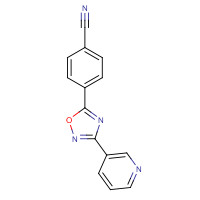 1033724-12-7 4-(3-pyridin-3-yl-1,2,4-oxadiazol-5-yl)benzonitrile chemical structure