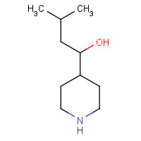 915921-27-6 3-methyl-1-piperidin-4-ylbutan-1-ol chemical structure