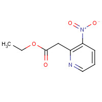 154078-83-8 ethyl 2-(3-nitropyridin-2-yl)acetate chemical structure