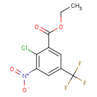 909276-03-5 ethyl 2-chloro-3-nitro-5-(trifluoromethyl)benzoate chemical structure