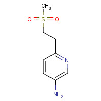 1146222-03-8 6-(2-methylsulfonylethyl)pyridin-3-amine chemical structure