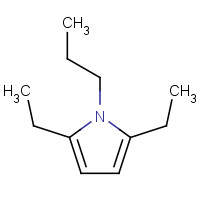 123147-20-6 2,5-diethyl-1-propylpyrrole chemical structure
