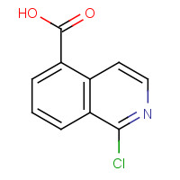 763068-68-4 1-chloroisoquinoline-5-carboxylic acid chemical structure
