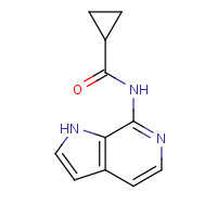 1415124-66-1 N-(1H-pyrrolo[2,3-c]pyridin-7-yl)cyclopropanecarboxamide chemical structure