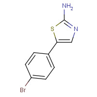 73040-60-5 5-(4-bromophenyl)-1,3-thiazol-2-amine chemical structure