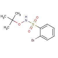 145004-90-6 2-bromo-N-[(2-methylpropan-2-yl)oxy]benzenesulfonamide chemical structure