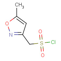 1000932-59-1 (5-methyl-1,2-oxazol-3-yl)methanesulfonyl chloride chemical structure