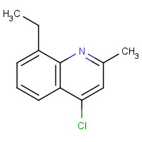 63136-24-3 4-chloro-8-ethyl-2-methylquinoline chemical structure