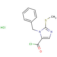568577-86-6 3-benzyl-2-methylsulfanylimidazole-4-carbonyl chloride;hydrochloride chemical structure