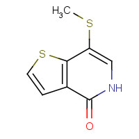 55040-32-9 7-methylsulfanyl-5H-thieno[3,2-c]pyridin-4-one chemical structure