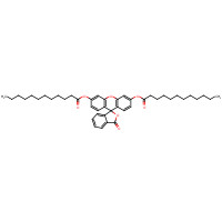 7308-90-9 (6'-dodecanoyloxy-3-oxospiro[2-benzofuran-1,9'-xanthene]-3'-yl) dodecanoate chemical structure