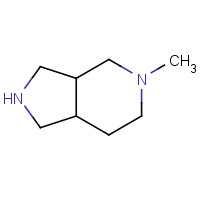 147459-55-0 5-methyl-1,2,3,3a,4,6,7,7a-octahydropyrrolo[3,4-c]pyridine chemical structure