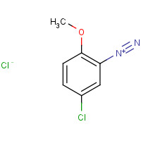 93-34-5 5-chloro-2-methoxybenzenediazonium;chloride chemical structure