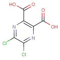 59715-45-6 5,6-dichloropyrazine-2,3-dicarboxylic acid chemical structure