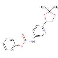 1419604-71-9 phenyl N-[6-(2,2-dimethyl-1,3-dioxolan-4-yl)pyridin-3-yl]carbamate chemical structure