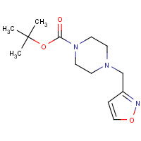 1269430-56-9 tert-butyl 4-(1,2-oxazol-3-ylmethyl)piperazine-1-carboxylate chemical structure